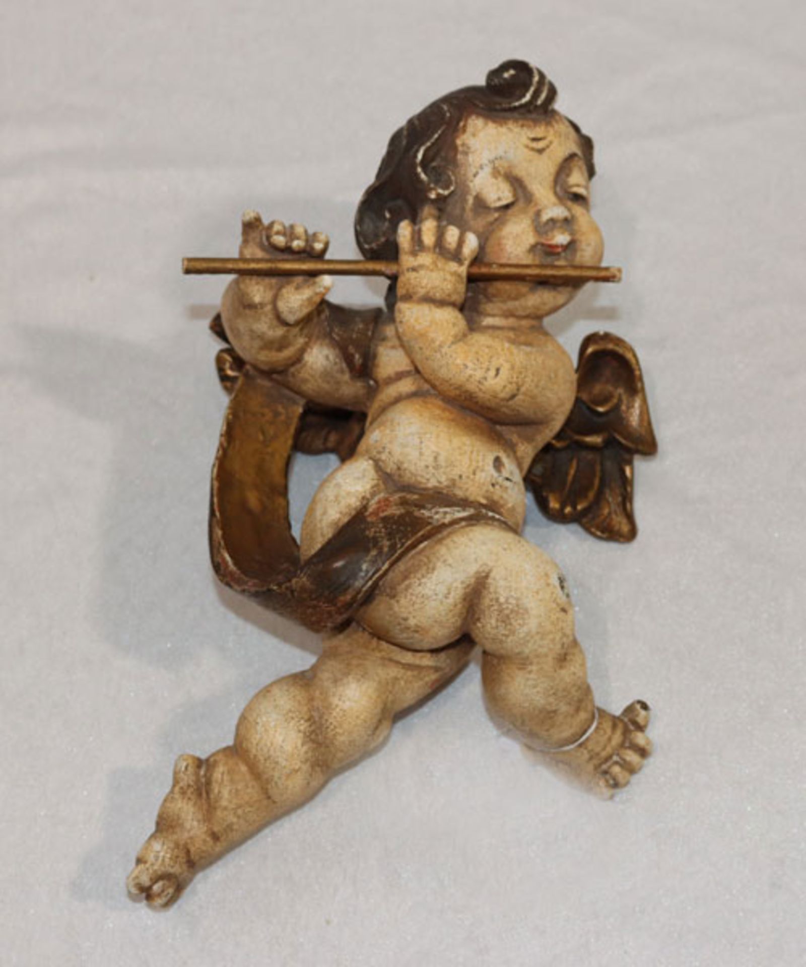 Figur 'Musizierender Engel', H 30 cm, teils bestossen