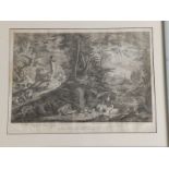 Johann Elias Ridinger (1698-1767) - Four black & white engravings from the Paradise set depicting