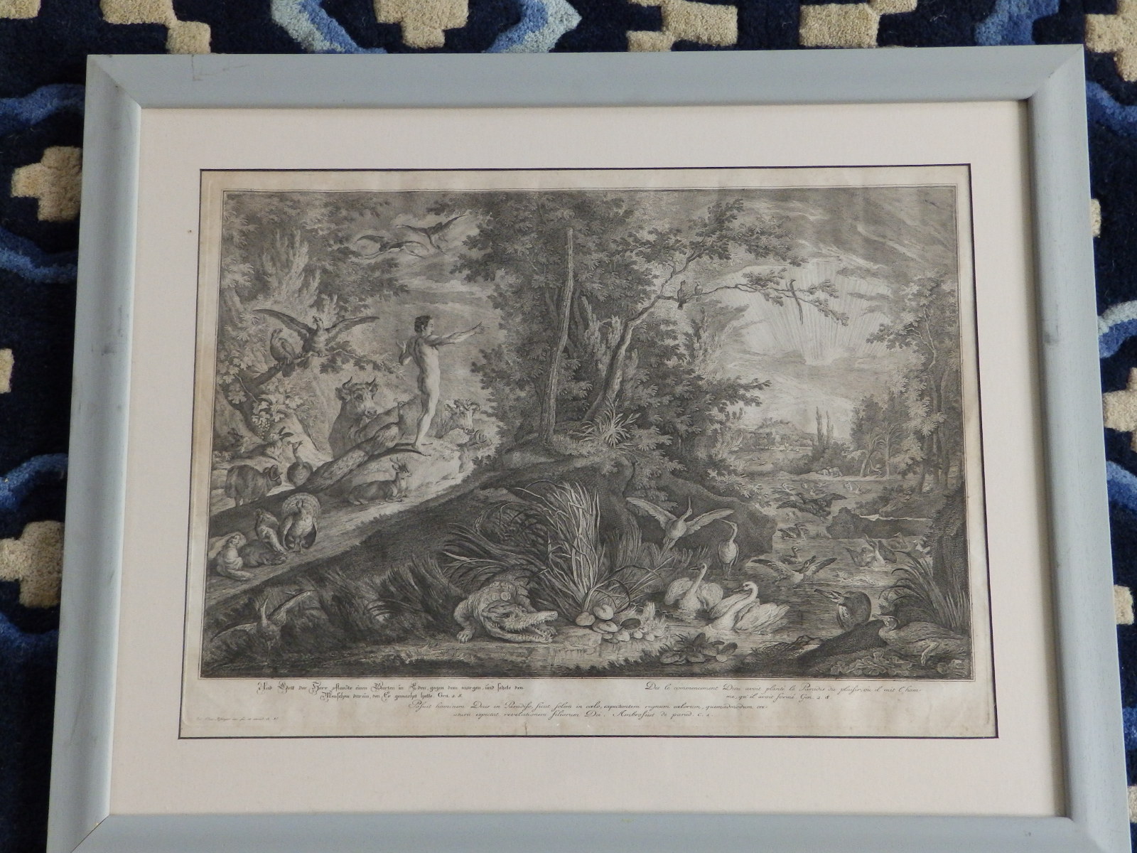 Johann Elias Ridinger (1698-1767) - Four black & white engravings from the Paradise set depicting - Image 5 of 12