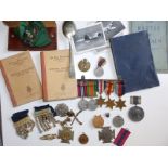 A WWII group of five medals, comprising War & Defence Medals, the 39-45 Star, Africa Star,