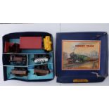 A Hornby clockwork O gauge No.201 Tank Goods Set with track and other accessories.