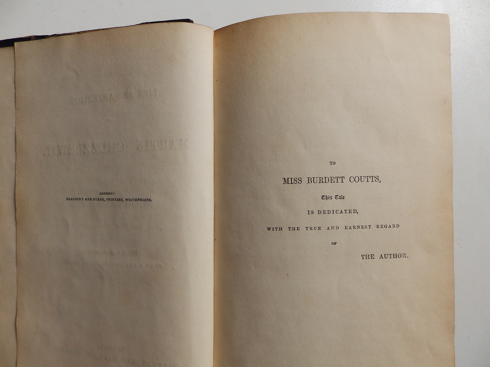 Charles Dickens - 'Martin Chuzzlewit', first edition 1849, leather spine, 7.25" high. - Bild 3 aus 5