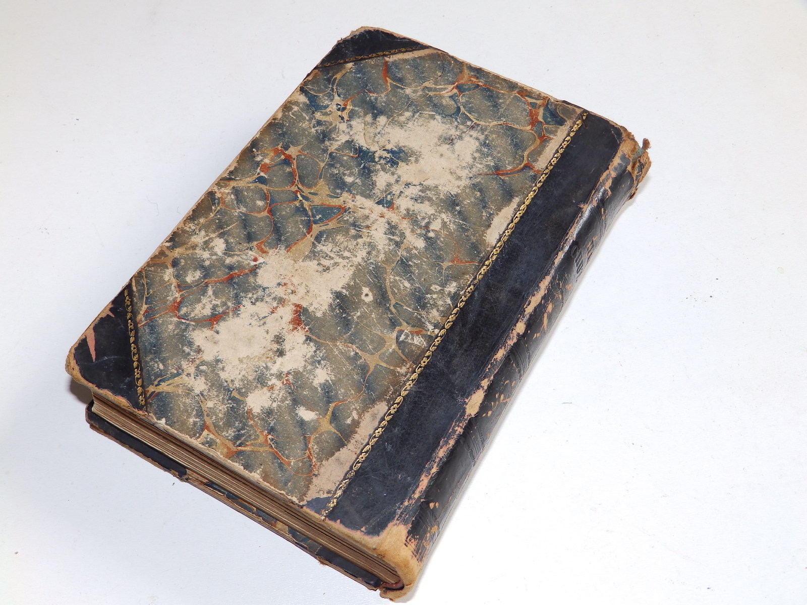 Charles Dickens - 'Martin Chuzzlewit', first edition 1849, leather spine, 7.25" high. - Bild 5 aus 5