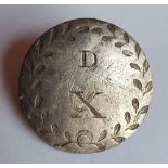 An 18thC 10th Dragoons Officer's button - found in Wiltshire.