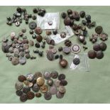 A large collection of medieval, Tudor and later buttons, including livery and sporting examples -