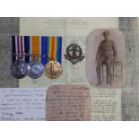 A WWI Military Medal group awarded to 2006176 Pte W. Biggs, 23/Middlesex Regiment, comprising the MM