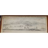 Samuel & Buck - black & white engraving - 'The South East Prospect of the City of Bristol', 12.5"