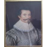 After Basire - Miniature painted portrait on paper of Sir Richard Beaumont of Whitley Hall, York (