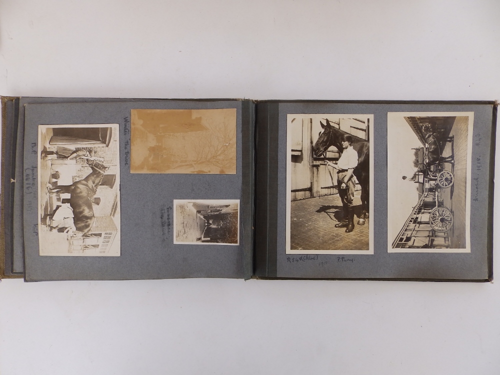 An early 20thC photo album showing Women's Land Army at work, circa 1917, two smaller albums - Image 8 of 10