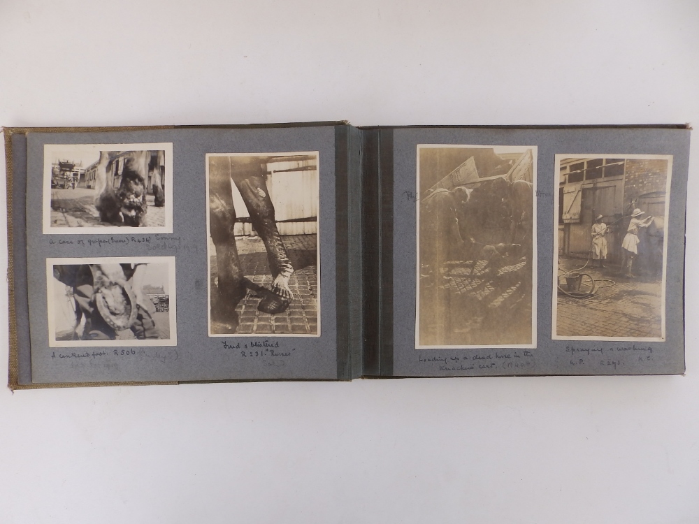 An early 20thC photo album showing Women's Land Army at work, circa 1917, two smaller albums - Image 7 of 10