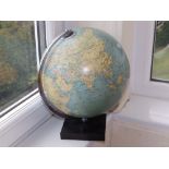 A 20thC Phillips terrestrial 'Challenge' globe, 10" diameter.