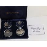 A Westminster cased set of 'Shipwrecked Silver Coins - Princess Louisa' - 1,2,4& 8 Reales. (4)