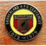 SUNDERLAND - 1979 CENTENARY SUPPORTERS ASSOCIATION BADGE