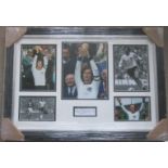 WEST GERMANY - FRANZ BECKENBAUR FRAMED MONTAGE WITH AUTOGRAPH