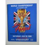 1966 WORLD CUP FINAL PROGRAMME - ORIGINAL