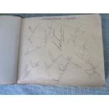 CRICKET - MIDDLESEX 1952 AUTOGRAPHED ALBUM PAGE