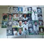 LEEDS UNITED - COLLECTION OF QUALITY REPRODUCED PHOTO'S X 30