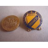 SPEEDWAY - EDINBURGH MONARCHS S/C GILT BADGE