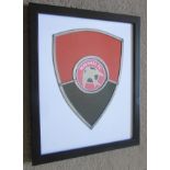 WALSALL - CLUB BADGE PRODUCED IN GLASS & LEAD