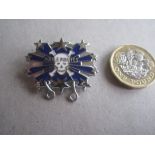 SPEEDWAY - POOLE PIRATES SILVER BADGE