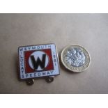 SPEEDWAY - 1981 WEYMOUTH WILDCATS GILT BADGE