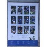 EVERTON - HOWARD KENDALL HAND SIGNED 1985 FA CUP FINAL PRINT