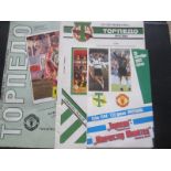 1992-93 TORPEDO MOSCOW V MANCHESTER UNITED UEFA CUP - OFFICIAL PROGRAMME + 2 PIRATE PROGRAMMES