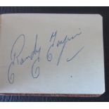 BOXING - RANDOLPH & JACKIE TURPIN ORIGINAL AUTOGRAPHS