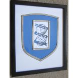 BIRMINGHAM CITY - CLUB BADGE PRODUCED IN GLASS & LEAD