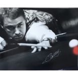 SNOOKER - STEPHEN HENDRY HAND SIGNED PRINT