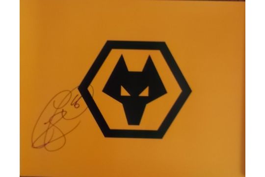 WOLVES - LARGE POSTER AUTOGRAPHED BY CONOR COADY