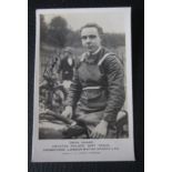 SPEEDWAY - LATE 1920'S / EARLY 30'S AUTOGRAPHED POSTCARD PHOTO OF TRISS SHARPE CRYSTAL PALACE