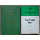 CRICKET - WORCESTERSHIRE C C HANDBOOKS 1964 & 1965