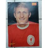 ROGER HUNT LIVERPOOL & ENGLAND SIGNED PICTURE