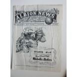 1943-44 WEST BROMWICH ALBION V WALSALL - MIDLAND CUP GAME