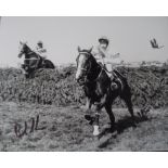 HORSE RACING - HAND SIGNED PHOTOGRAPHS OF PIGGOTT, DUNWOODY & CHAMPION WITH COA