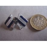 SPEEDWAY - POOLE PIRATES SILVER BADGE