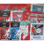 COLLECTION OF SCOTTISH LEAGUE CUP FINALS & SEMI-FINALS 1950'S & 60's