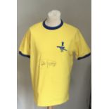 ARSENAL REPLICA 1971 SHIRT HAND SIGNED BY CHARLIE GEORGE