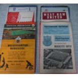 MANCHESTER UNITED AWAY PROGRAMMES 1964-65 X 14