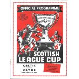 1956-57 CLYDE V CELTIC SCOTTISH LEAGUE CUP SEMI-FINAL