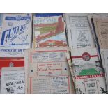 COLLECTION OF 1950'S FOOTBALL PROGRAMMES X 149