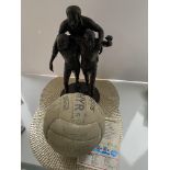 WEST BROMWICH ALBION AUTOGRAPHED BALL FROM 1976-77 SEASON INCLUDES LAURIE CUNNINGHAM