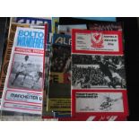 MANCHESTER UNITED AWAY LEAGUE PROGRAMMES 1978-79 NEAR COMPLETE X 20