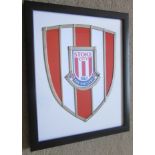 STOKE CITY - CLUB BADGE PRODUCED IN GLASS & LEAD