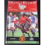 1998-99 MANCHESTER UNITED V TOTTENHAM - LAST LGE GAME FROM THE TREBLE WINNING SEASON