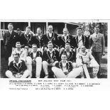 CRICKET - ORIGINAL 1931 NEW ZEALAND TEST TEAM POSTCARD