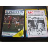 MANCHESTER UNITED AWAY PROGRAMMES 1982-83 SEASON X 13