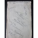 SPEEDWAY - 1929 AUTOGRAPHED ALBUM PAGES PERRY BARR ( BIRMINGHAM ) EXETER, C.PALACE, WHITE CITY