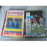 MANCHESTER UNITED AWAY PROGRAMMES 1985-86 X 23